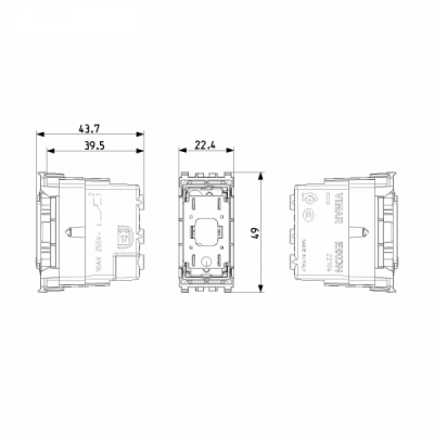 Vimar Eikon EXÉ Flat 22104